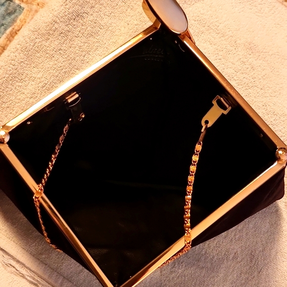 Vintage Cabrelli Dark Brown Velvet Clutch - Picture 4 of 4